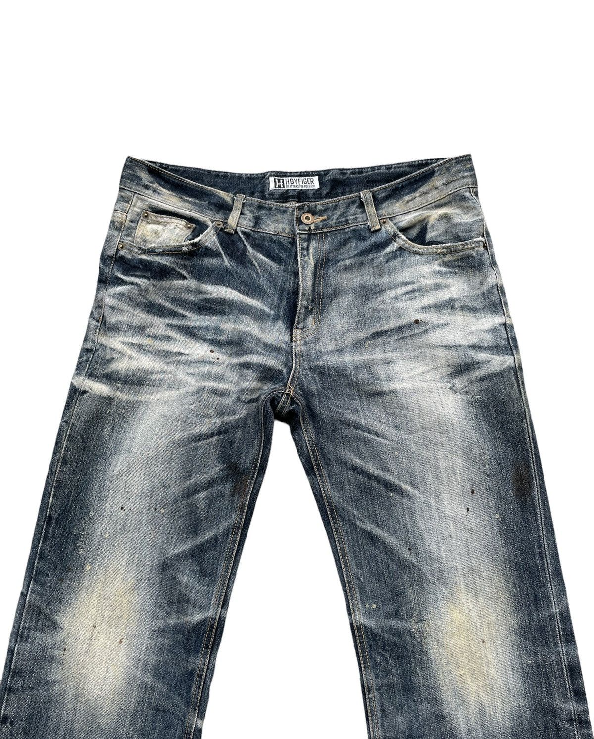 Other H by Figer Aging Wash Denim Size US 37 - 6 Thumbnail