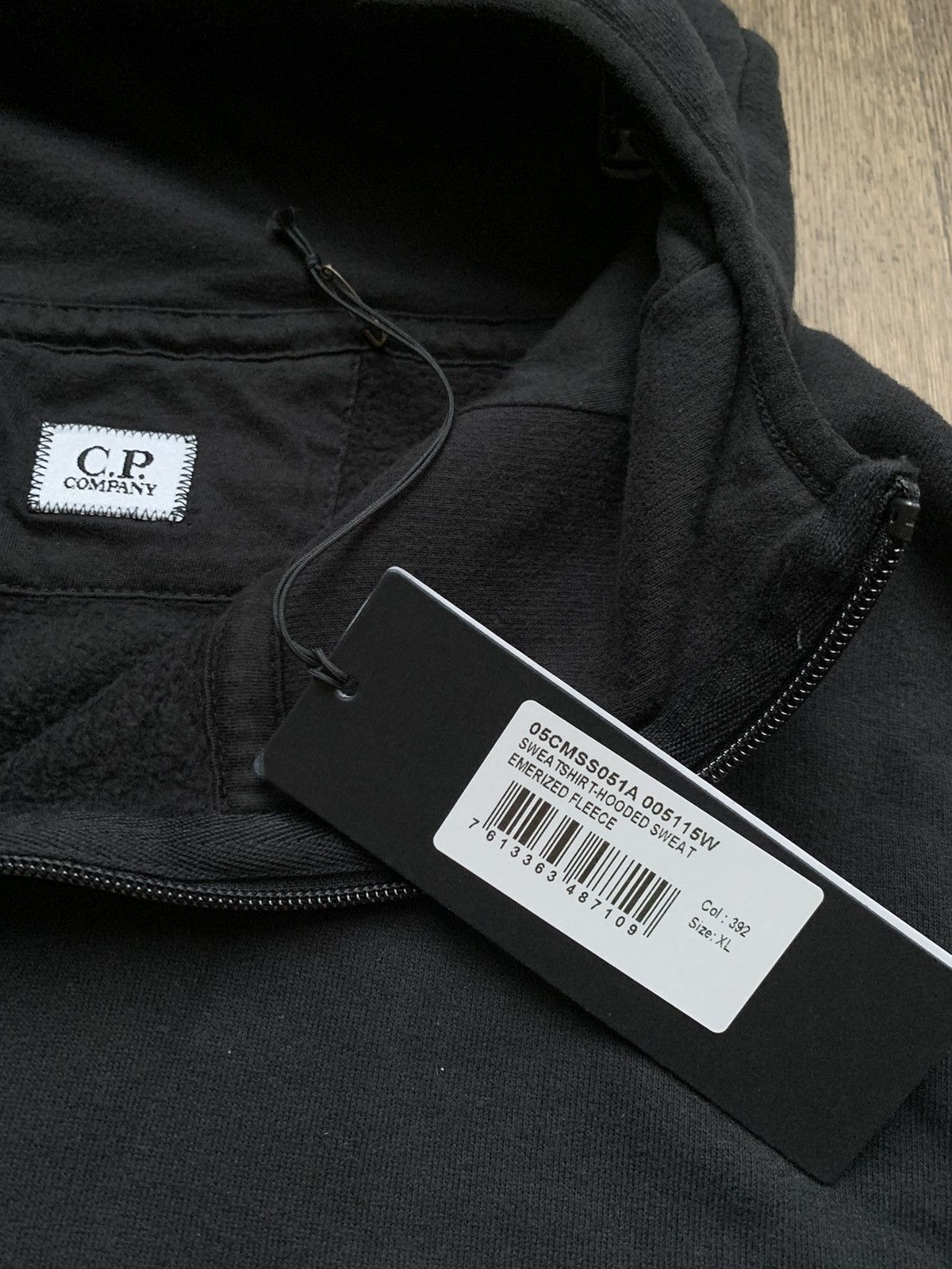 C.P. Company Emerized assymetrical zip tech hoodie Size US XL / EU 56 / 4 - 6 Thumbnail