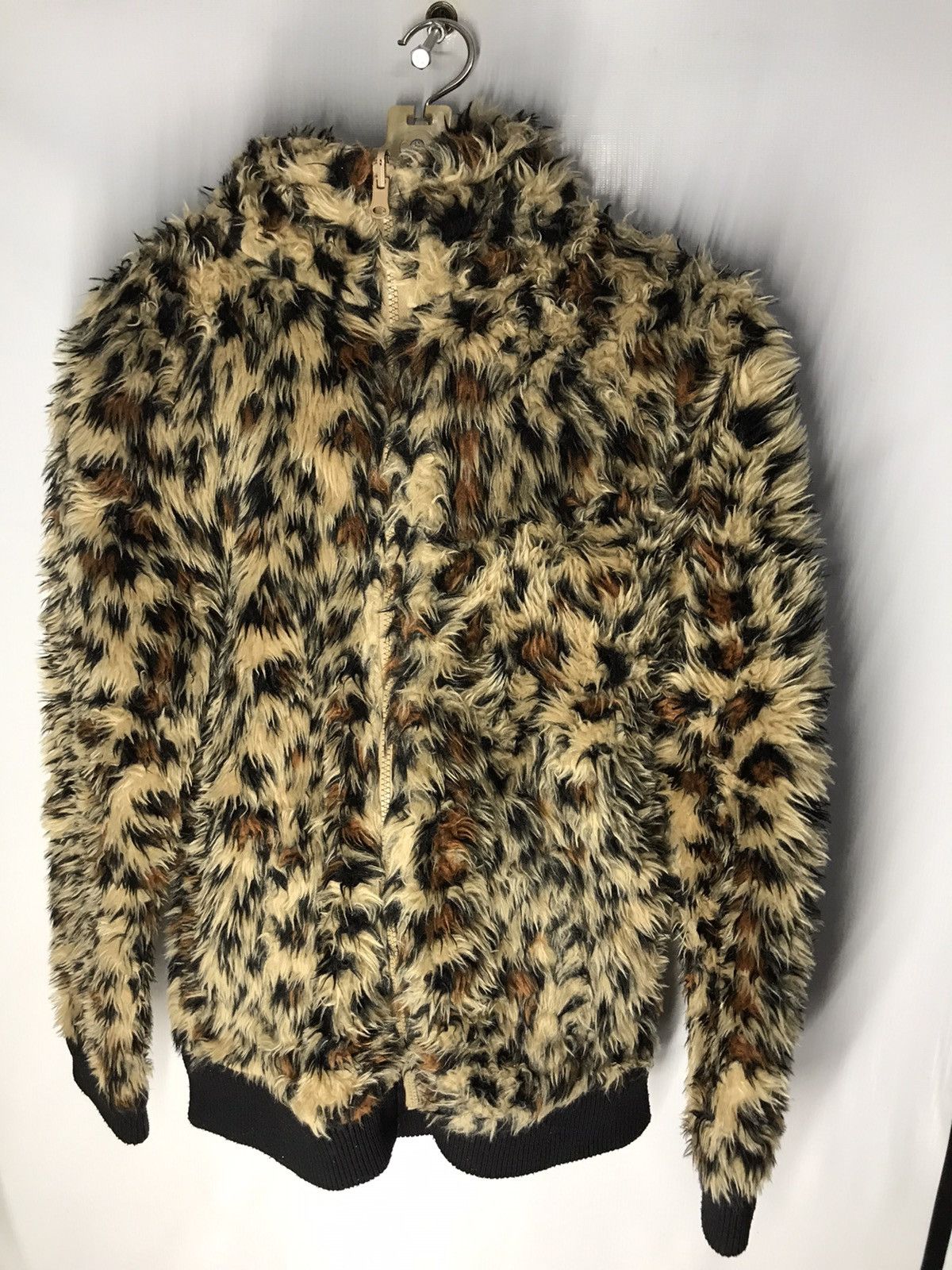 Japanese Brand Leopards Fur Fleece sweatshirts zipper hoodie Size US S / EU 44-46 / 1 - 3 Thumbnail