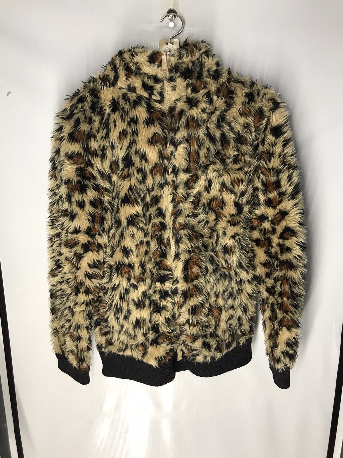 Japanese Brand Leopards Fur Fleece sweatshirts zipper hoodie Size US S / EU 44-46 / 1 - 9 Thumbnail
