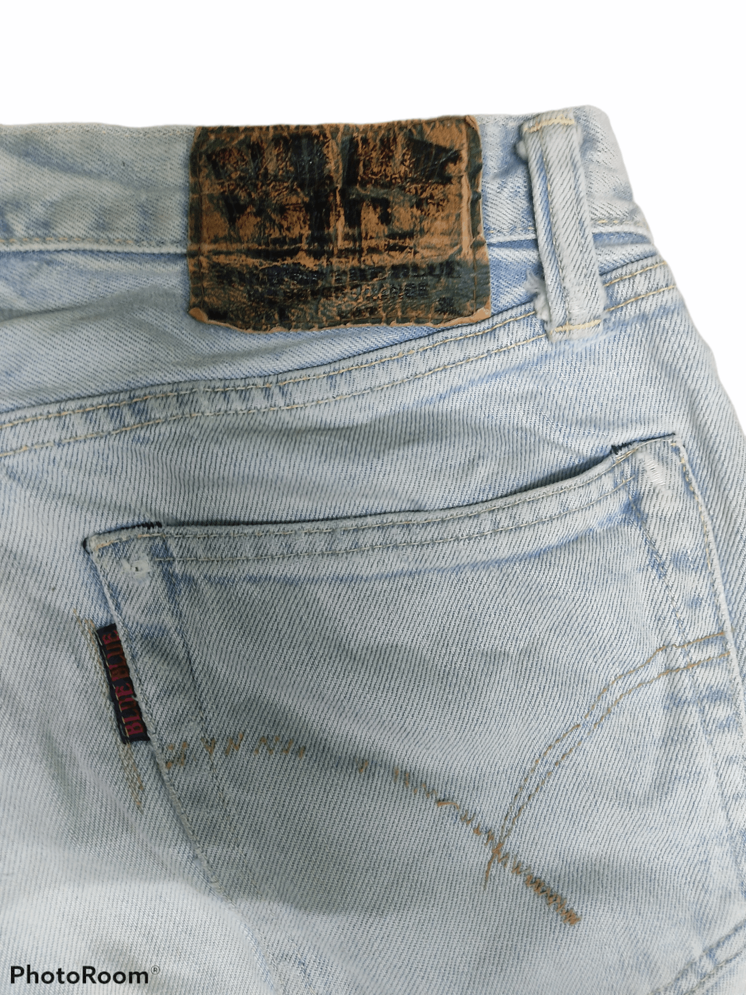 Blue Blue Japan × Japanese Brand BlueBlue Japan selvedge Patchwork Denim Size US 32 / EU 48 - 7 Thumbnail