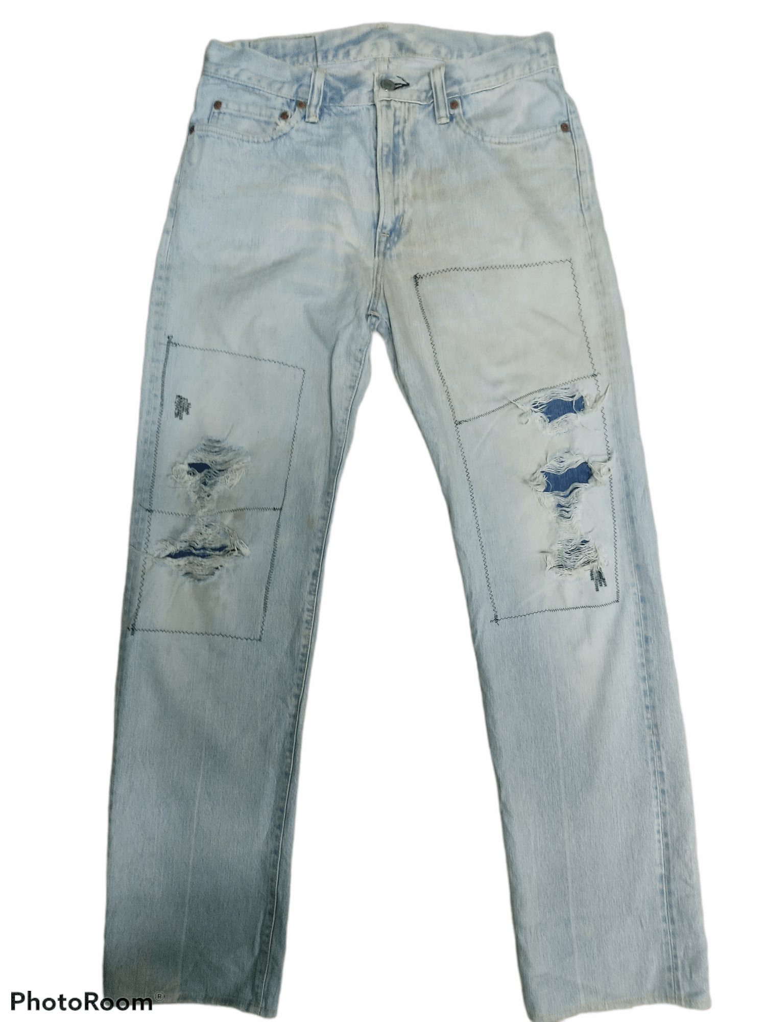 Blue Blue Japan × Japanese Brand BlueBlue Japan selvedge Patchwork Denim Size US 32 / EU 48 - 1 Thumbnail