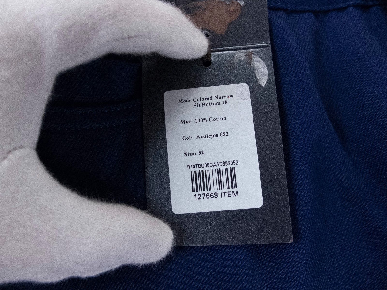 Berluti BERLUTI Paris solid blue slim fit jeans Size 36 authentic Size US 36 / EU 52 - 3 Thumbnail