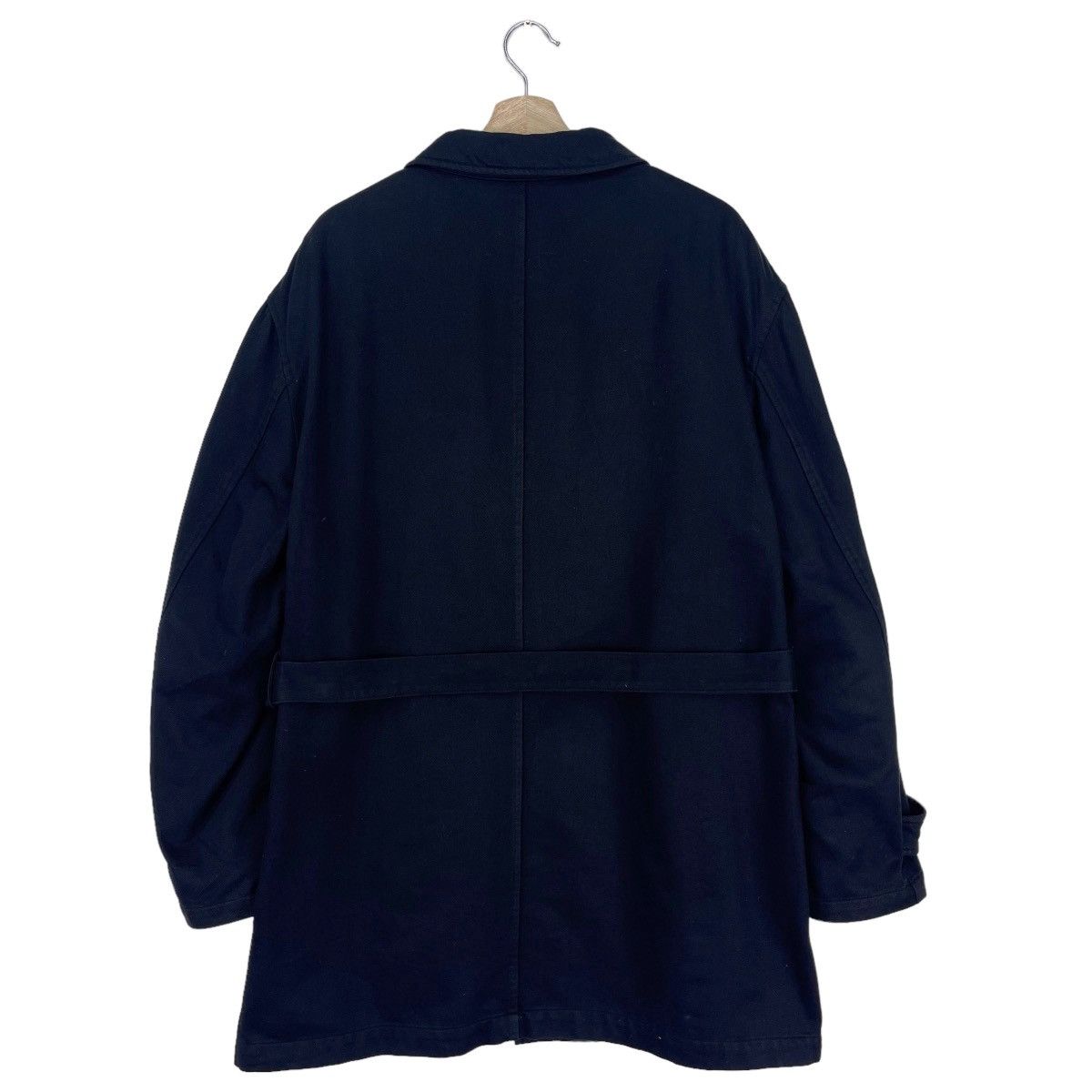 Y's for Men × Yohji Yamamoto F/W 93 Belted Laine Wool Coat Jacket Size US XL / EU 56 / 4 - 7 Thumbnail