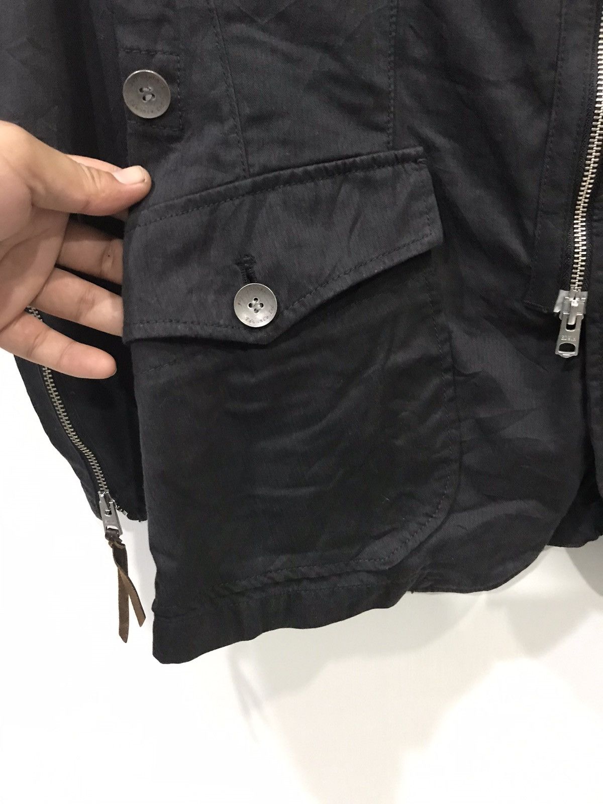 Edwin EDWIN Assymetrical Light Multipocket Skinny Fit Coat Size US M / EU 48-50 / 2 - 9 Thumbnail