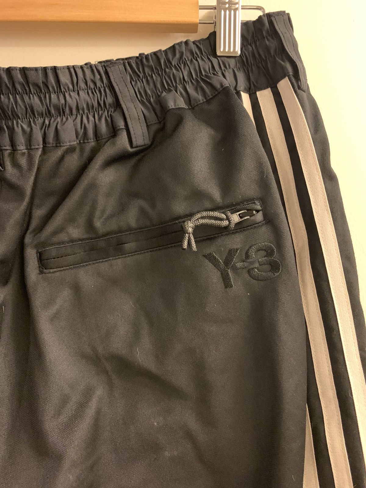 Adidas × Y-3 × Yohji Yamamoto Y-3 3 Stripe Stirrup Track Pants Size US 31 - 9 Thumbnail