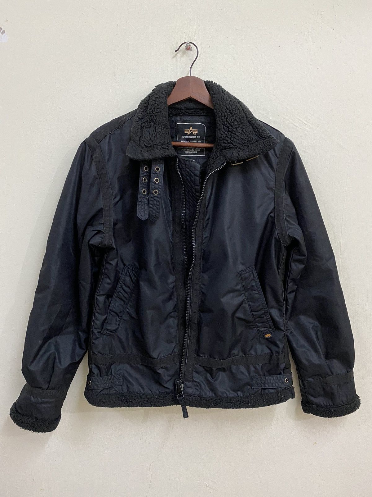Alpha Industries Alpha Industries Black Sherpa Jacket Size US M / EU 48-50 / 2 - 1 Thumbnail