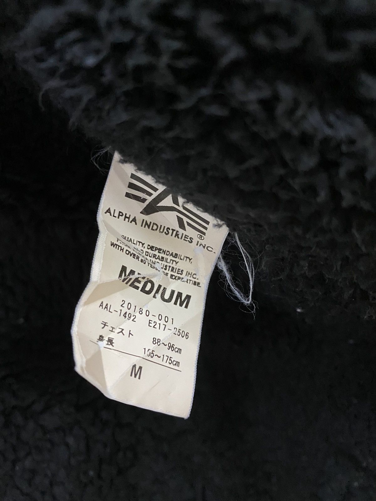 Alpha Industries Alpha Industries Black Sherpa Jacket Size US M / EU 48-50 / 2 - 9 Thumbnail