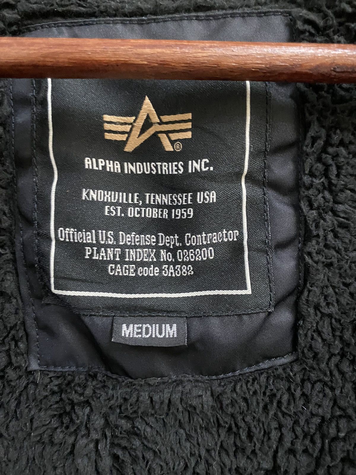 Alpha Industries Alpha Industries Black Sherpa Jacket Size US M / EU 48-50 / 2 - 8 Thumbnail