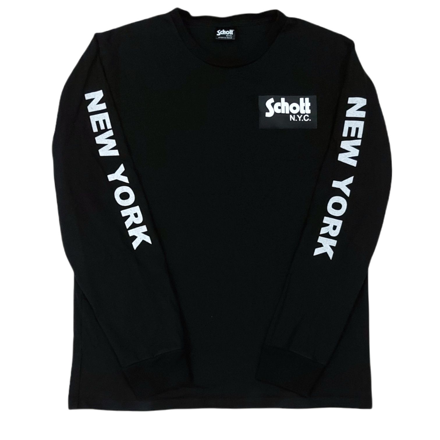 Schott × West Coast Choppers RARE! SCHOTT N.Y.C "MY SOUL" L/SLEEVE CREWNECK Size US XL / EU 56 / 4 - 2 Thumbnail