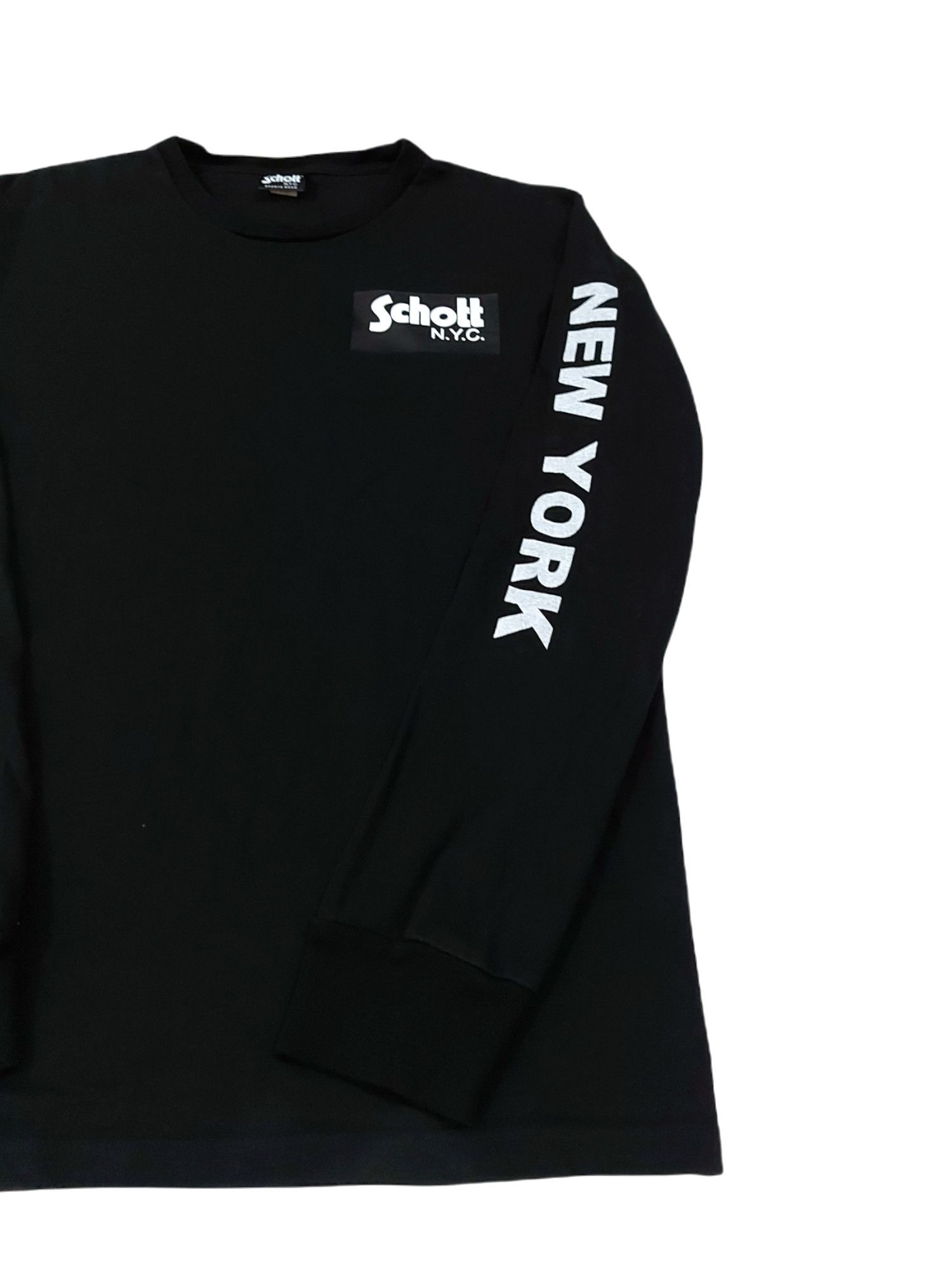 Schott × West Coast Choppers RARE! SCHOTT N.Y.C "MY SOUL" L/SLEEVE CREWNECK Size US XL / EU 56 / 4 - 7 Thumbnail