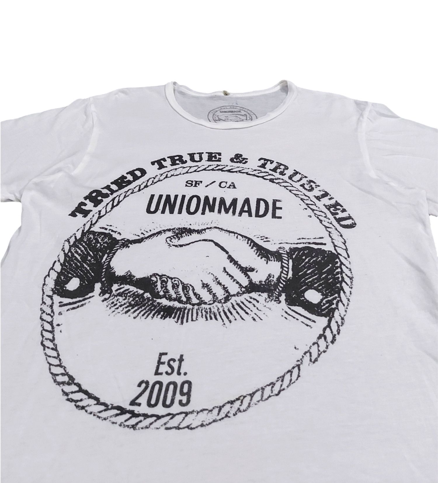Japanese Brand RARE! UNIONMADE "UNION MADE SF / CA" BIG LOGO Size US M / EU 48-50 / 2 - 5 Thumbnail