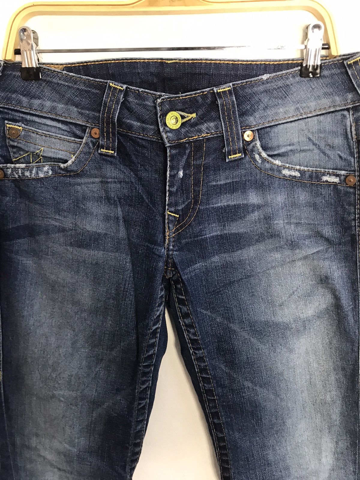 Other True Religion Bootcut Denim Pants Jeans Fits Size 31 32 Size 31" - 3 Thumbnail