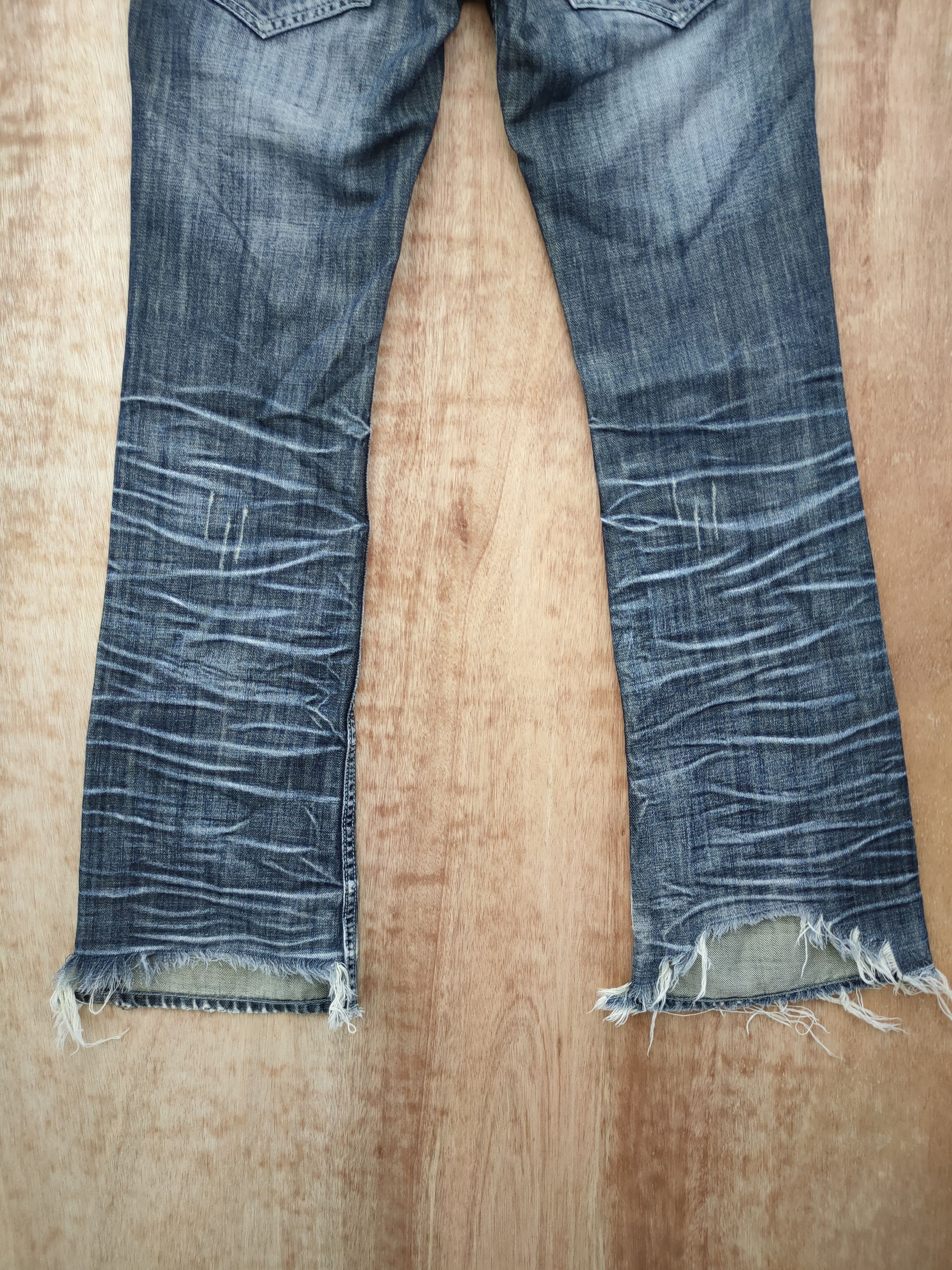 Japanese Brand Semantic ripped Distressed denim punk pants #46-012DLAL Size US 32 / EU 48 - 8 Thumbnail