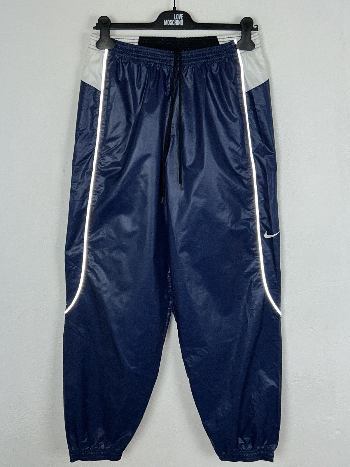 Nike 00s Vintage Nike Drill Y2K Streetwear Small Swoosh Pants Size US 32 / EU 48 - 2 Thumbnail