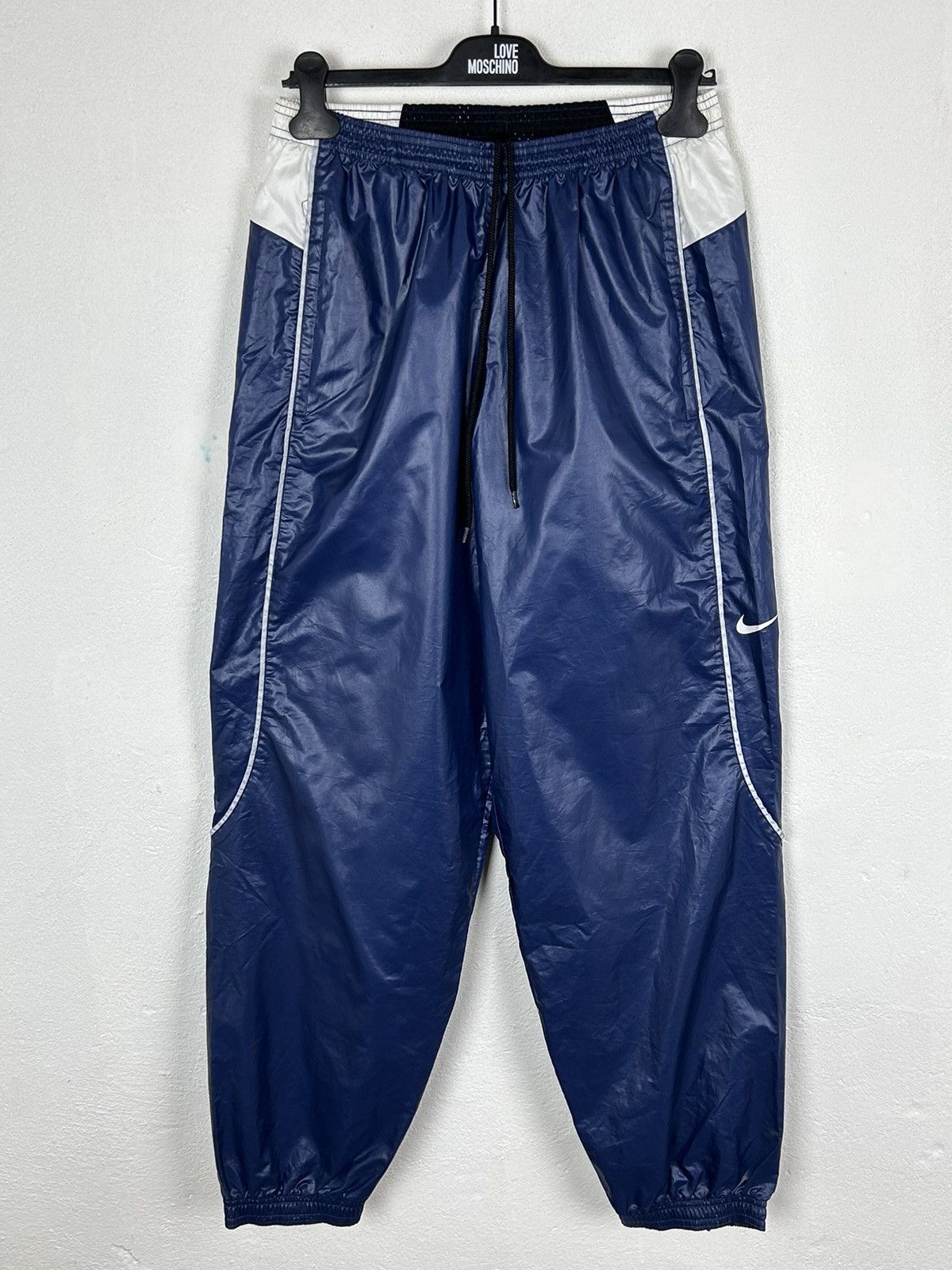 Nike 00s Vintage Nike Drill Y2K Streetwear Small Swoosh Pants Size US 32 / EU 48 - 1 Thumbnail