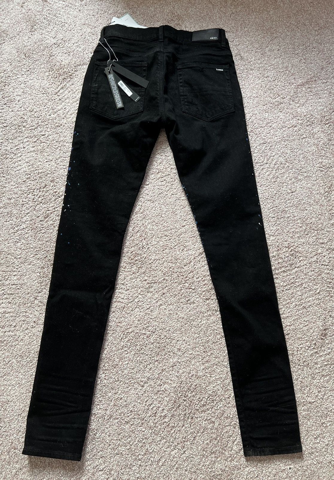 Amiri SWAROVSKI PAINTER COTTON DENIM JEANS Size US 32 / EU 48 - 9 Thumbnail