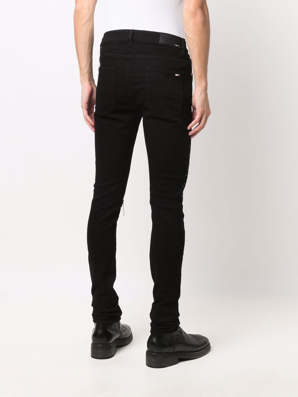 Amiri SWAROVSKI PAINTER COTTON DENIM JEANS Size US 32 / EU 48 - 6 Thumbnail