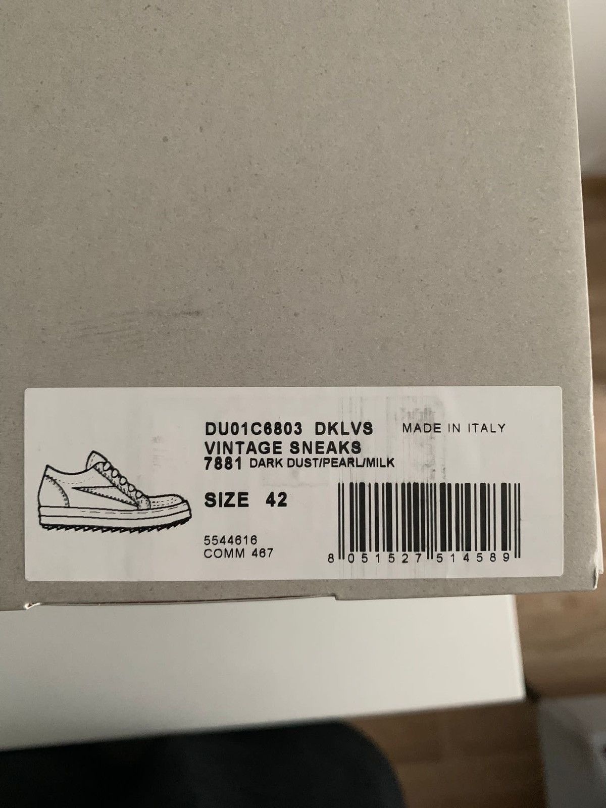Rick Owens Drkshdw *RARE* Rick Owens "VANS" Vintage sneaker Size US 9 / EU 42 - 9 Thumbnail