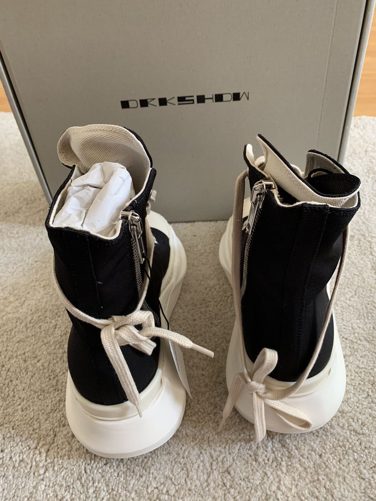 Rick Owens Rick Owens DRKSHDW FW21 Abstract Ramones Size US 10 / EU 43 - 9 Thumbnail