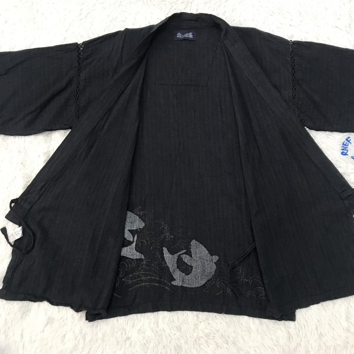 Japanese Brand Rare! Japanese Koi Fish Kimono Cardigan Style Size US M / EU 48-50 / 2 - 9 Thumbnail