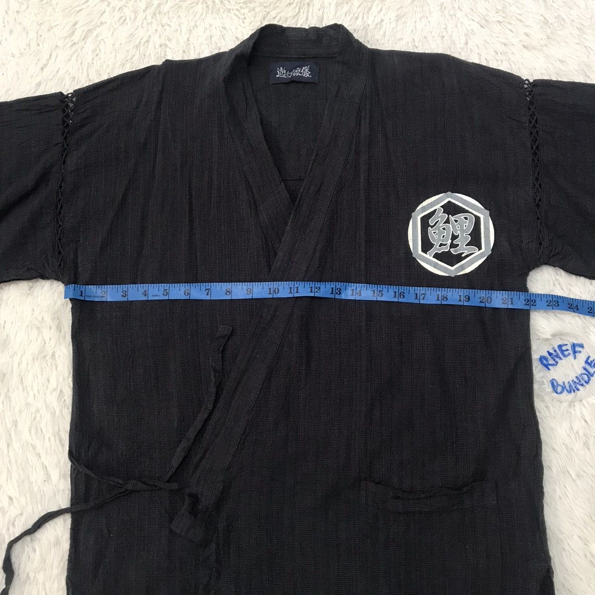 Japanese Brand Rare! Japanese Koi Fish Kimono Cardigan Style Size US M / EU 48-50 / 2 - 2 Thumbnail