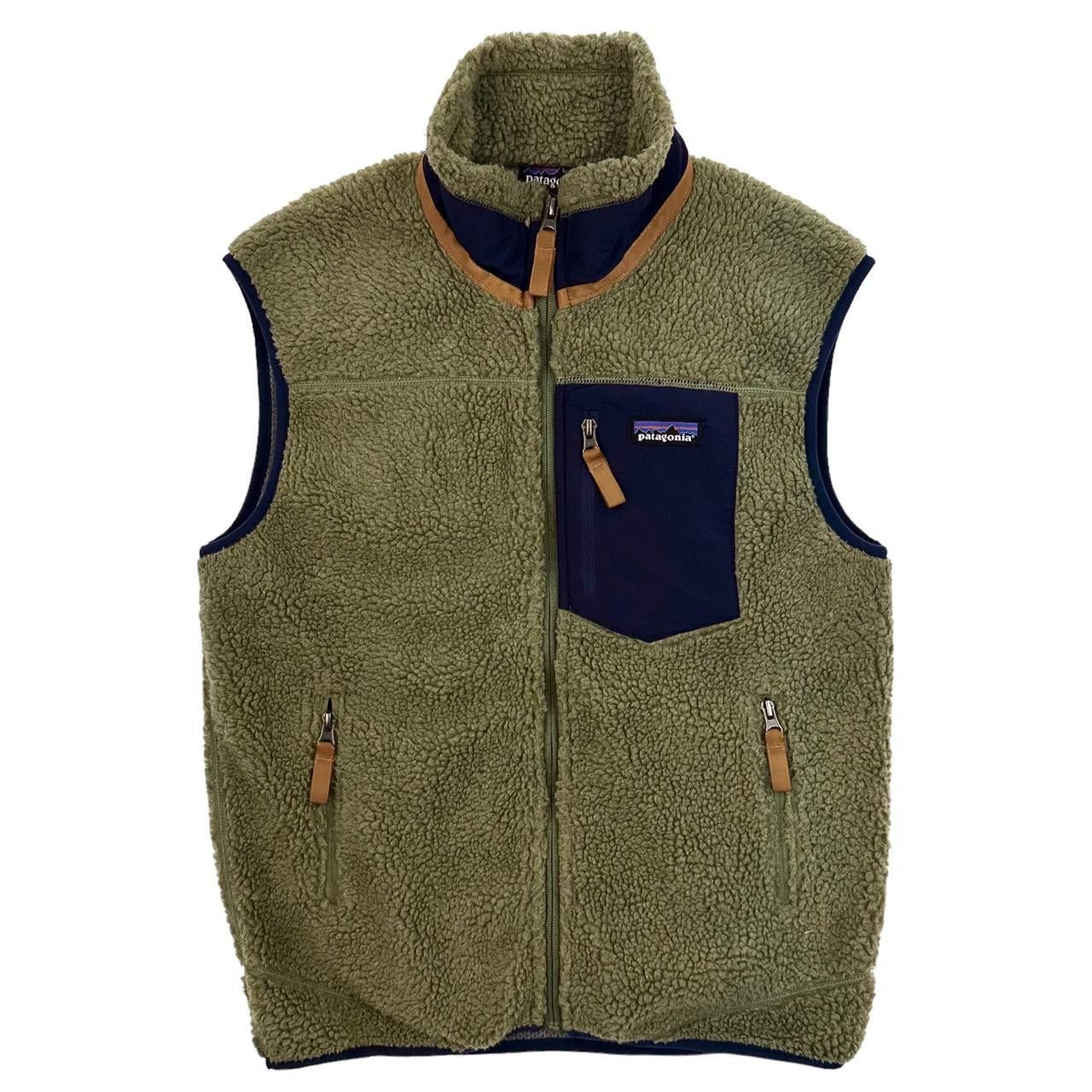 Rare Patagonia Retro X Green Fleece Vest high quality L