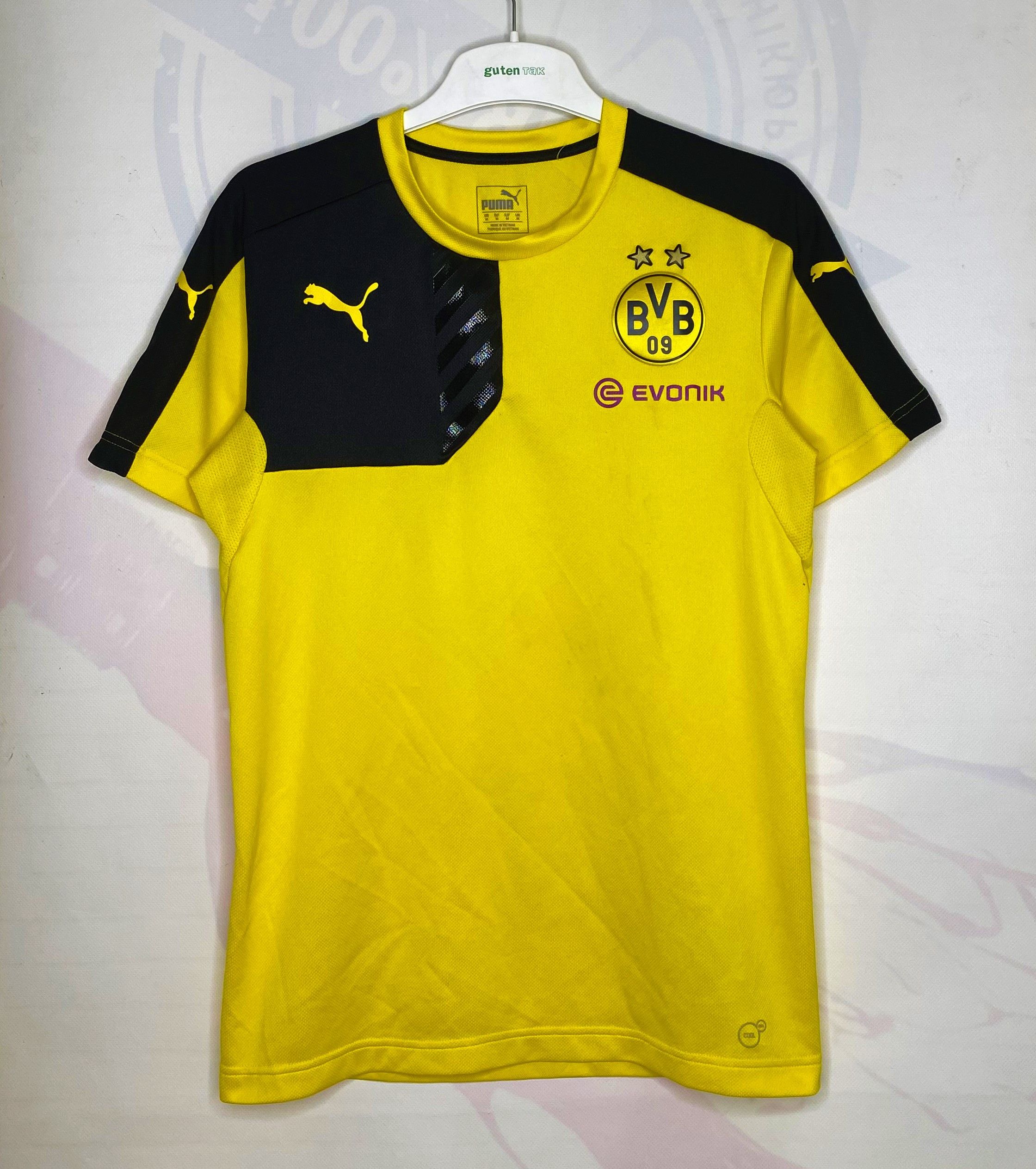 Puma × UEFA BORUSSIA DORTMUND 2015 TRAINING FOOTBALL SHIRT SOCCER JERSEY Size US M / EU 48-50 / 2 - 1 Thumbnail