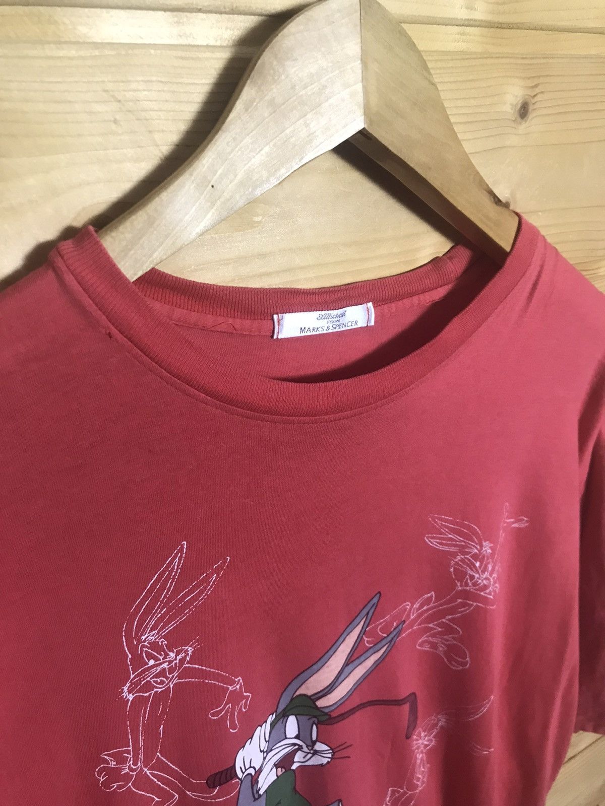 Vintage Vintage 90s Warner Bros Bucks Bunny t-shirt Size US XL / EU 56 / 4 - 5 Thumbnail