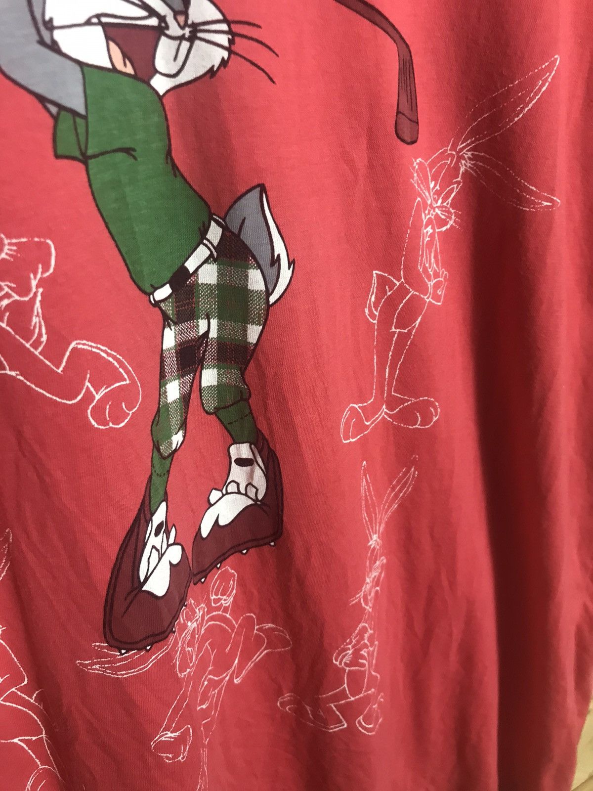 Vintage Vintage 90s Warner Bros Bucks Bunny t-shirt Size US XL / EU 56 / 4 - 3 Thumbnail