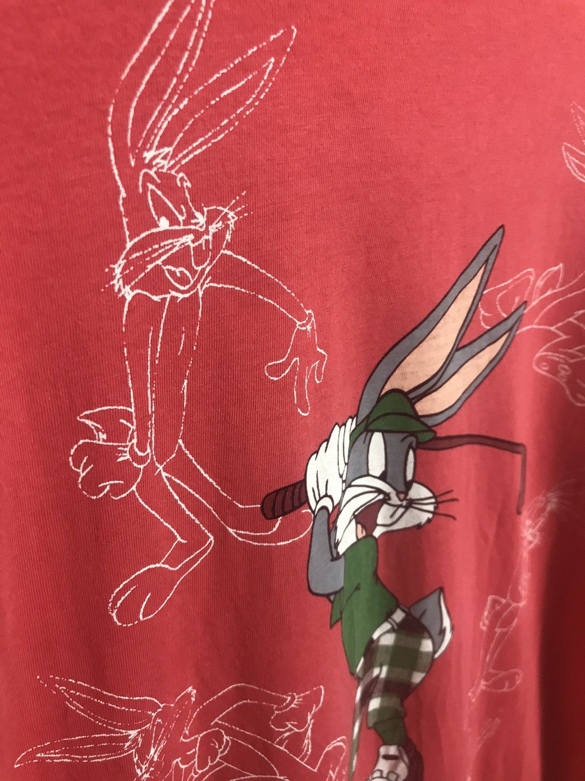 Vintage Vintage 90s Warner Bros Bucks Bunny t-shirt Size US XL / EU 56 / 4 - 2 Thumbnail