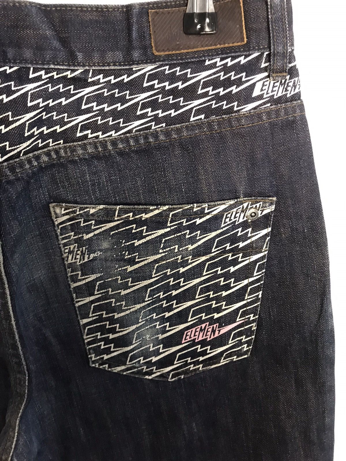 Element Element Denim Pants Strike Printed Jeans Pant Size US 32 / EU 48 - 7 Thumbnail
