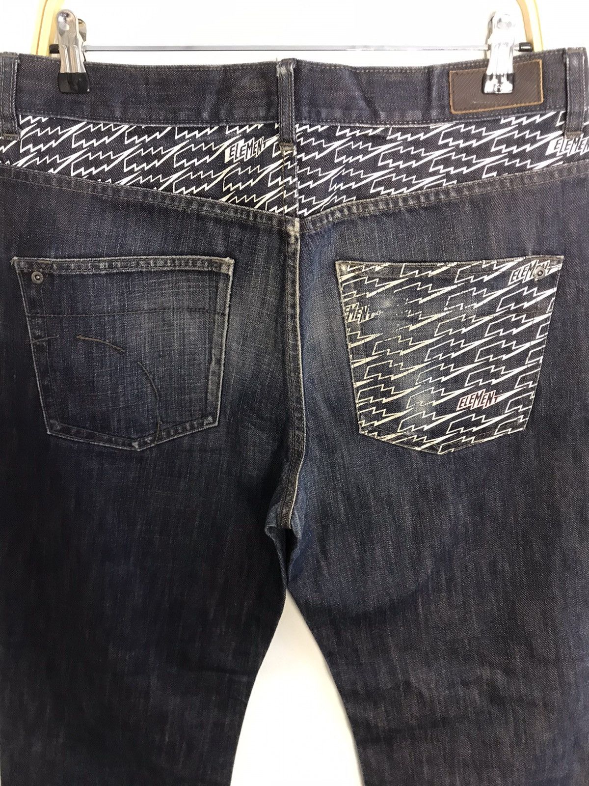 Element Element Denim Pants Strike Printed Jeans Pant Size US 32 / EU 48 - 4 Thumbnail