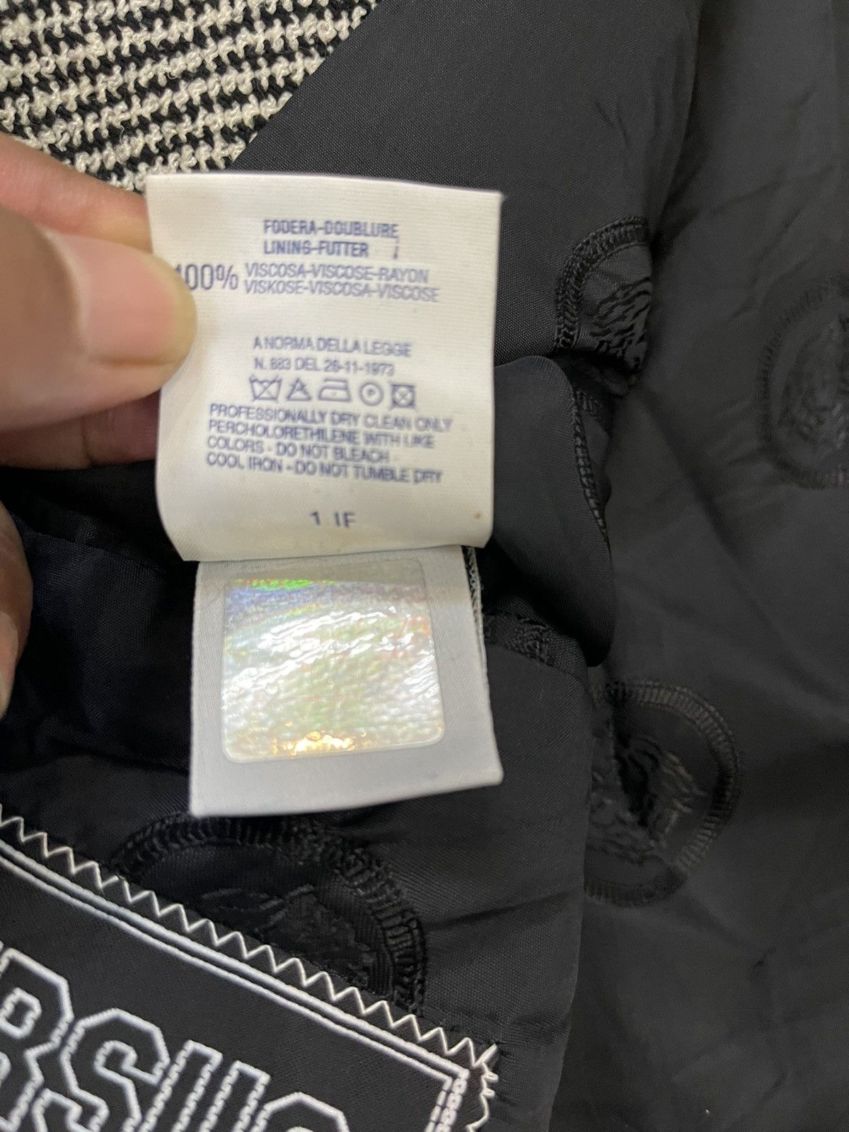 Versace × Versus Versace × Vintage Versus Gianni Versace Button Blazer Size L Size 38L - 11 Thumbnail
