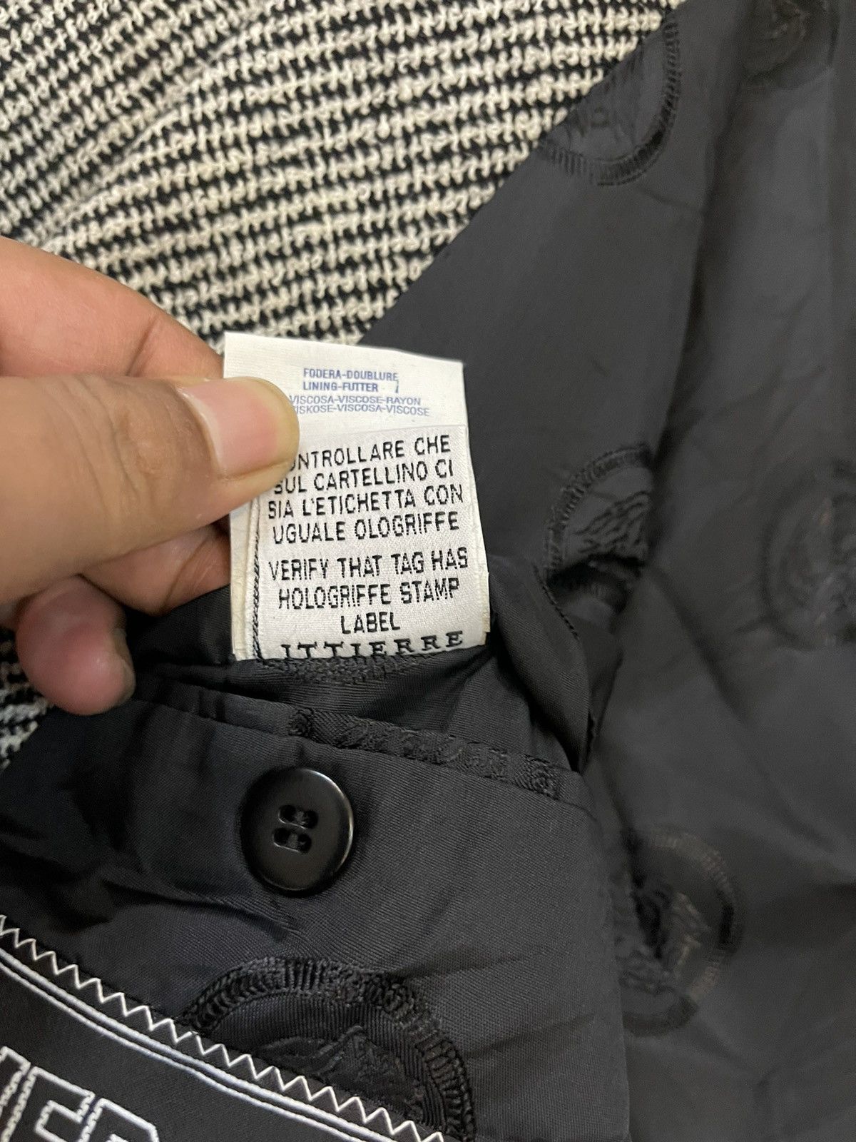 Versace × Versus Versace × Vintage Versus Gianni Versace Button Blazer Size L Size 38L - 12 Thumbnail