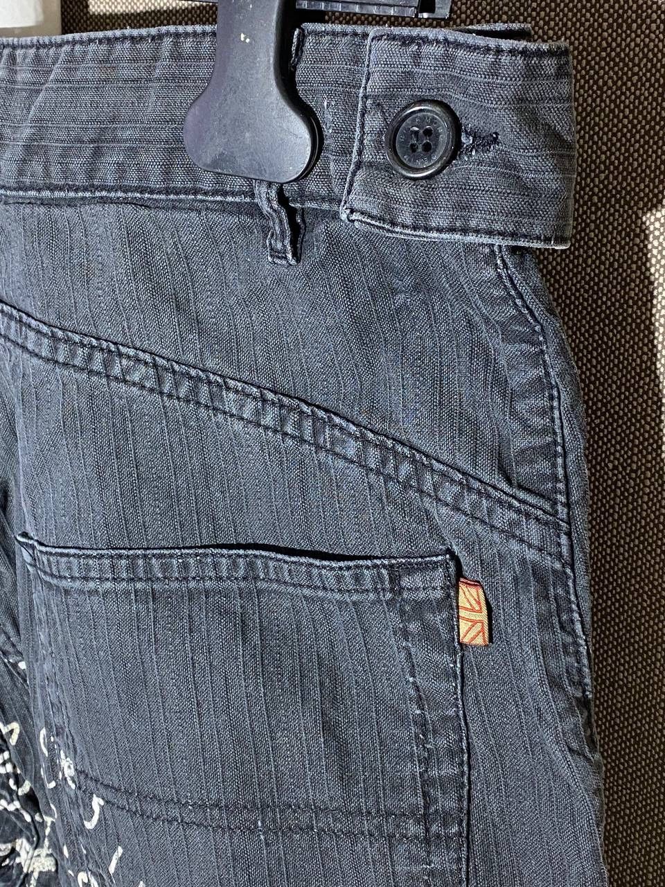 John Richmond × Richmond Denim × Vintage 90s Vintage Richmond Denim Inscription Designer Shorts Size US 31 - 5 Thumbnail