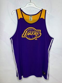 LA Lakers Adidas Warm Up Jersey Shirt
