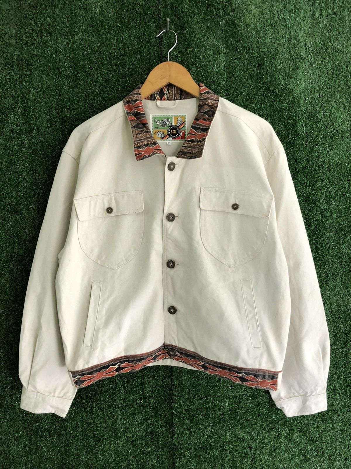 Native 🔥SOL NATIVE NAVAJO TRUCKER JACKET | Grailed