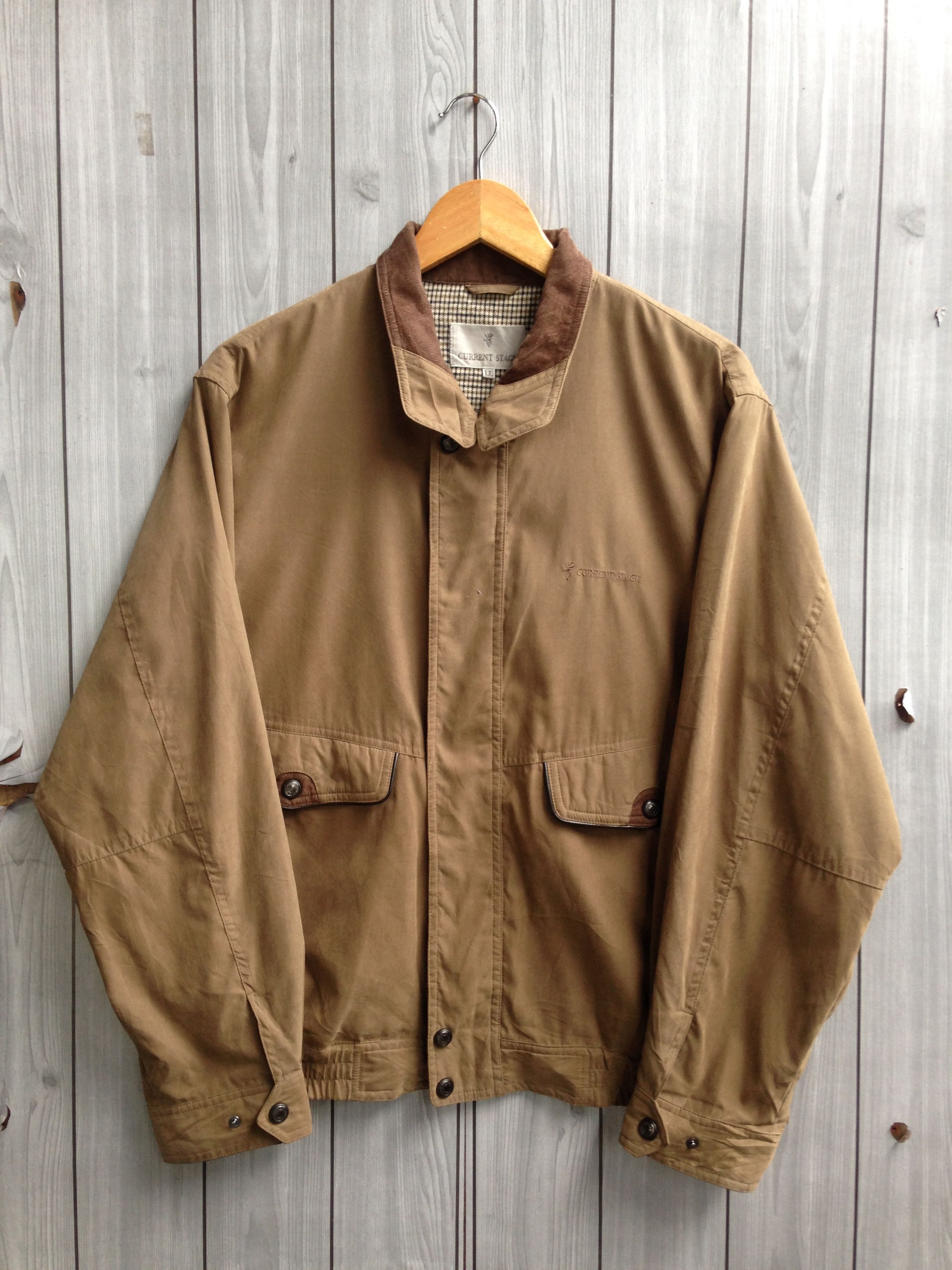 Japanese Brand × Vintage Vintage 90s Workwear Zipper Jacket Size US XL / EU 56 / 4 - 1 Thumbnail