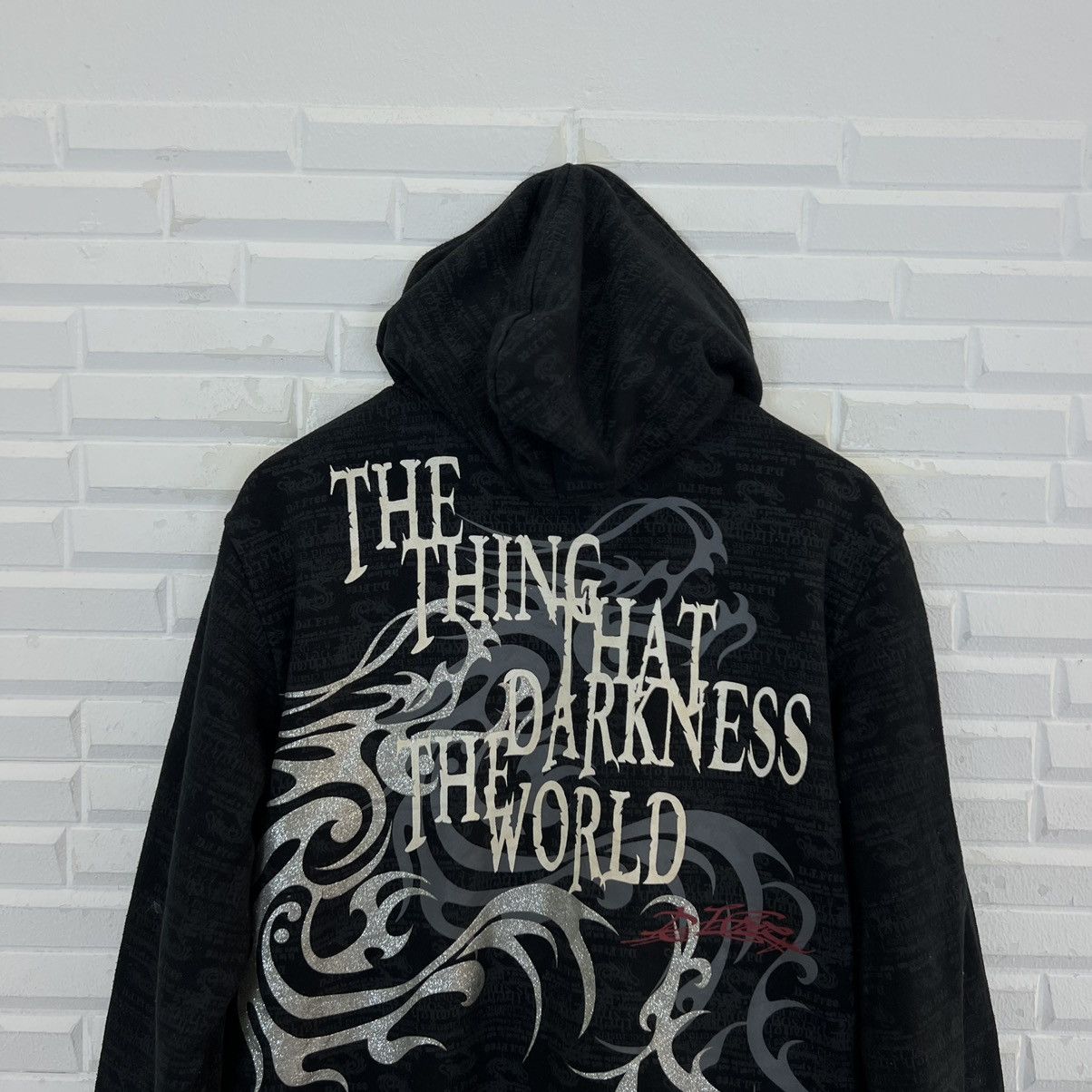 Japanese Brand HOODIE FULL PRINT DRAGON PUNK STYLE INSPIRED CHROME HEARTS Size US L / EU 52-54 / 3 - 10 Thumbnail