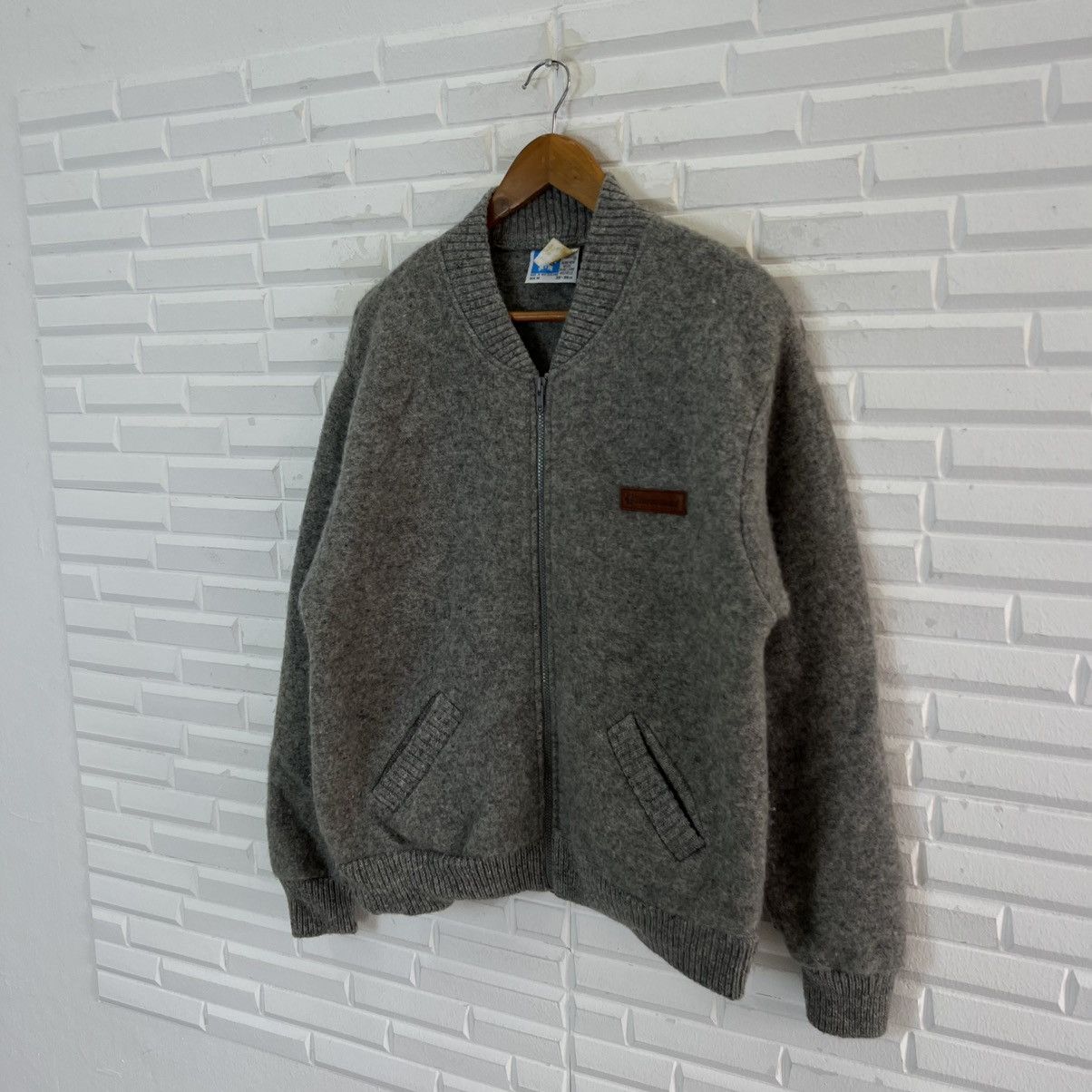 Japanese Brand VINTAGE NORSEWEAR WOOL BOMBER VARSITY JACKET Size US M / EU 48-50 / 2 - 2 Thumbnail