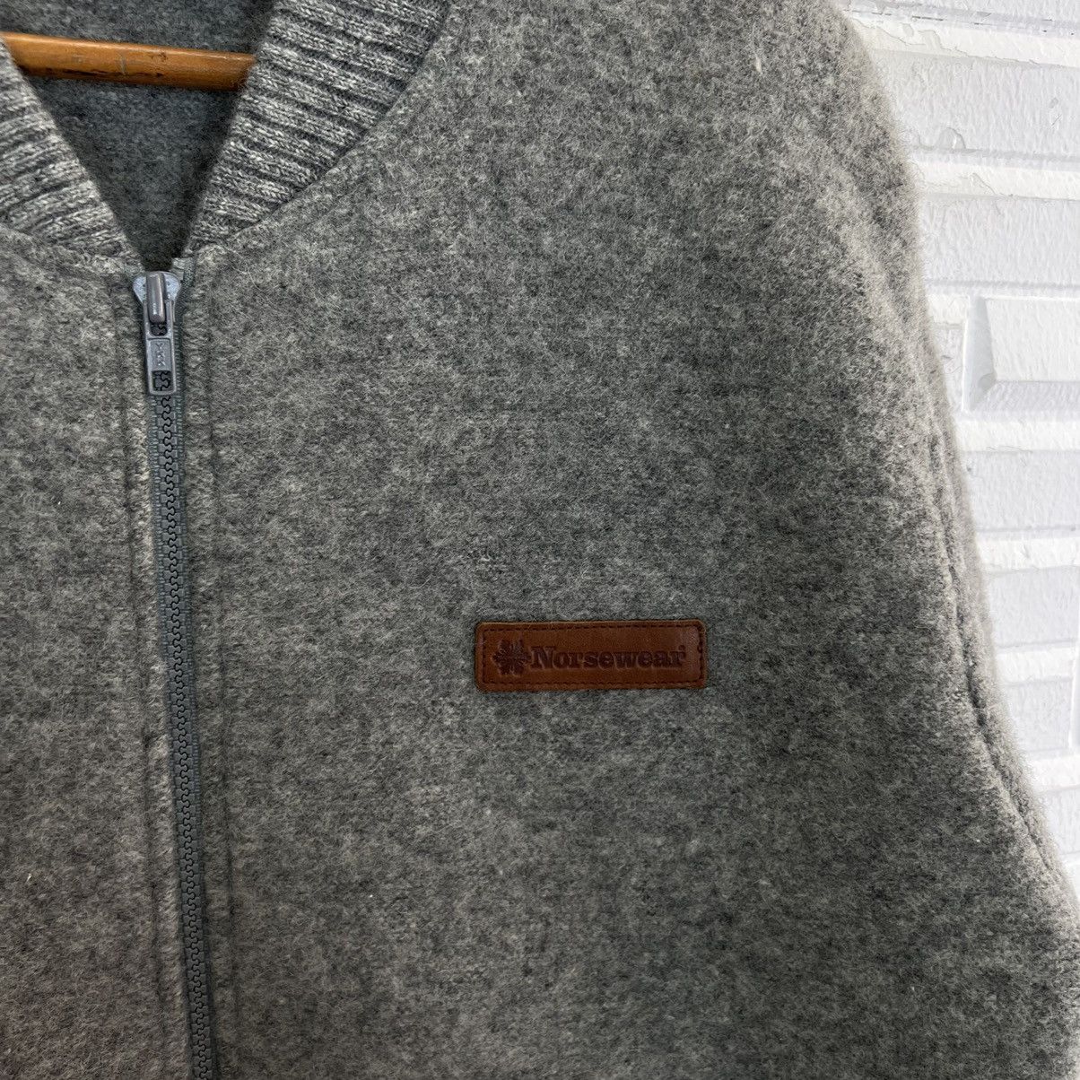 Japanese Brand VINTAGE NORSEWEAR WOOL BOMBER VARSITY JACKET Size US M / EU 48-50 / 2 - 5 Thumbnail