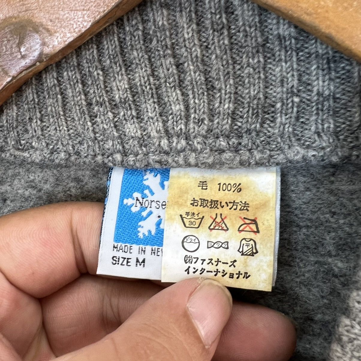 Japanese Brand VINTAGE NORSEWEAR WOOL BOMBER VARSITY JACKET Size US M / EU 48-50 / 2 - 12 Thumbnail