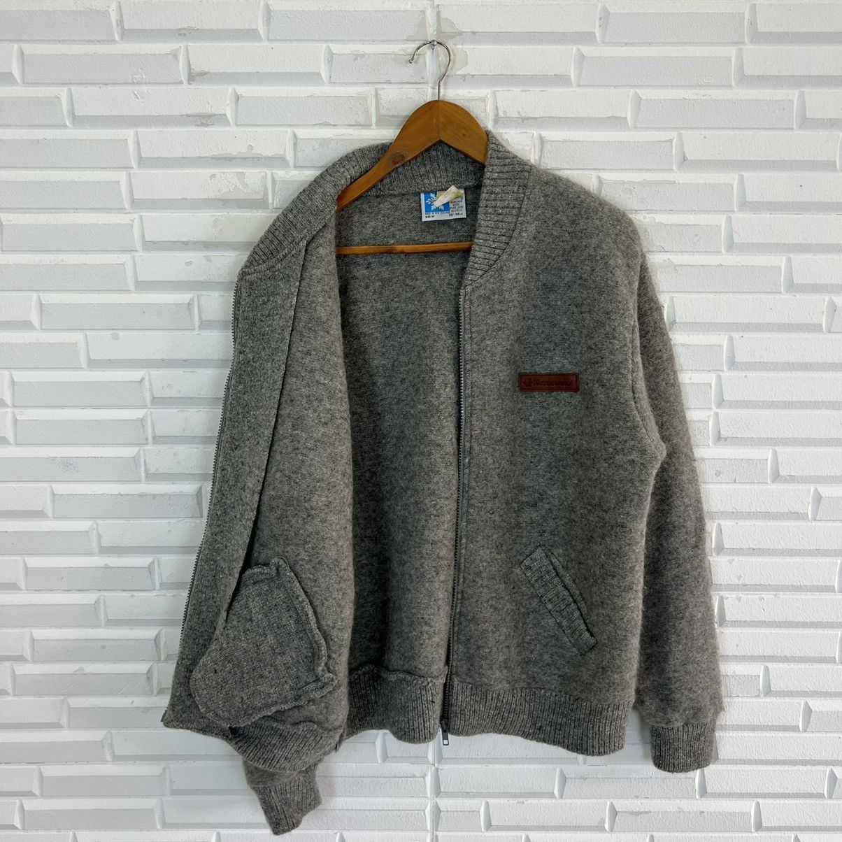 Japanese Brand VINTAGE NORSEWEAR WOOL BOMBER VARSITY JACKET Size US M / EU 48-50 / 2 - 10 Thumbnail