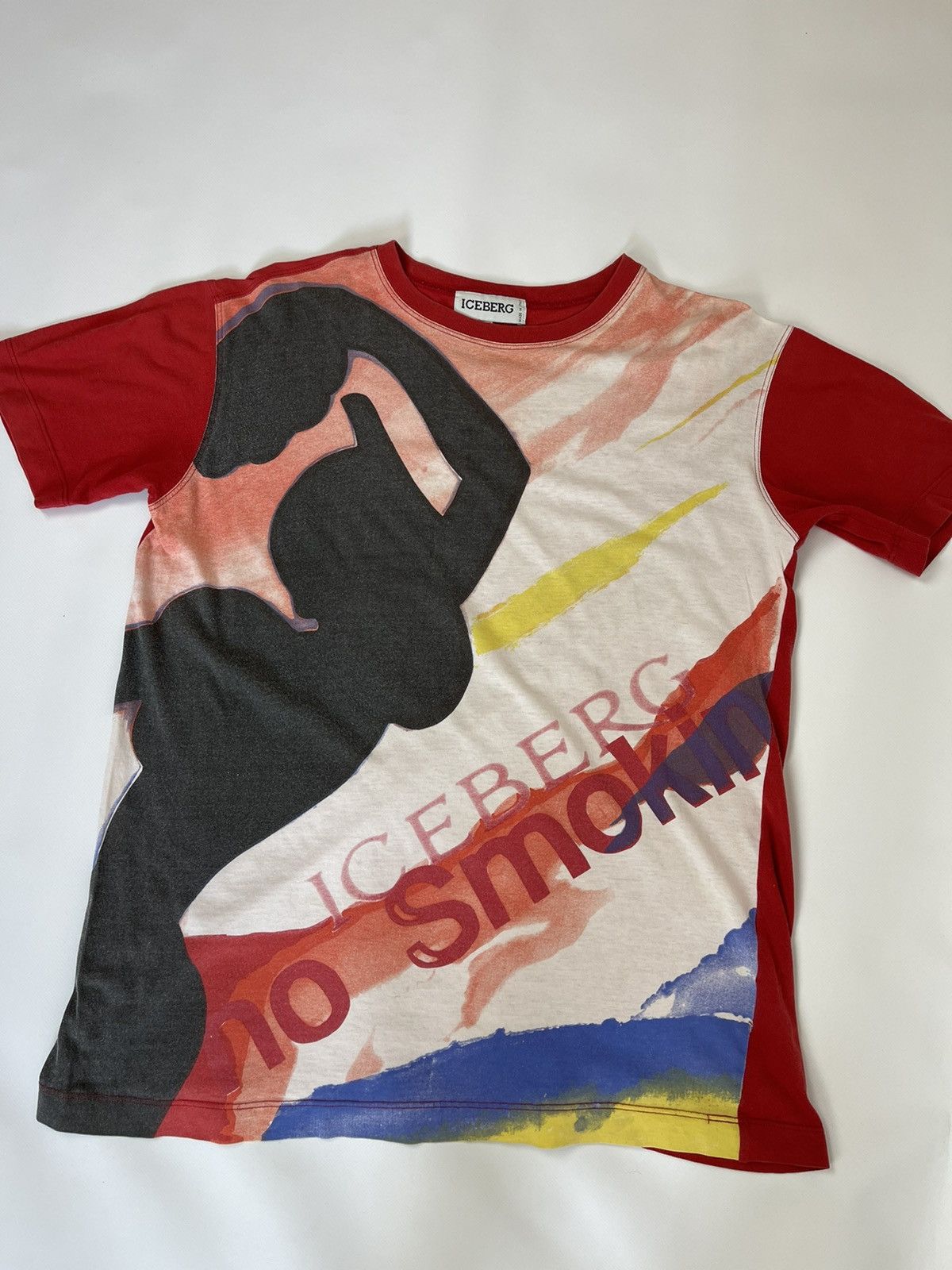 Iceberg × Vintage Iceberg history no smoking vintage big logo all over print Size US M / EU 48-50 / 2 - 1 Thumbnail