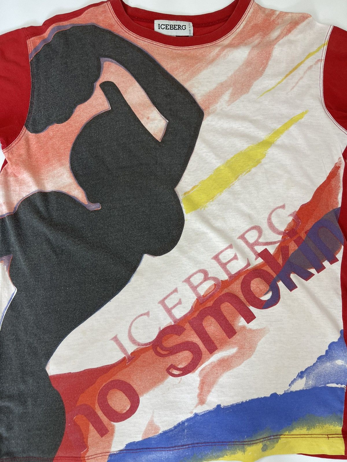 Iceberg × Vintage Iceberg history no smoking vintage big logo all over print Size US M / EU 48-50 / 2 - 4 Thumbnail