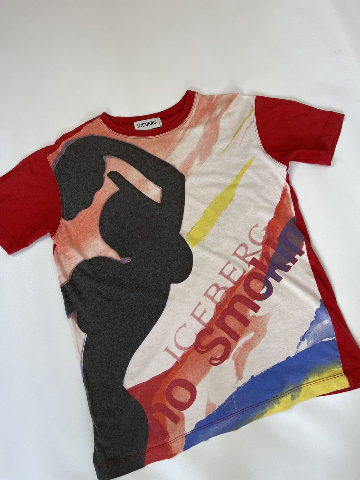Iceberg × Vintage Iceberg history no smoking vintage big logo all over print Size US M / EU 48-50 / 2 - 3 Thumbnail
