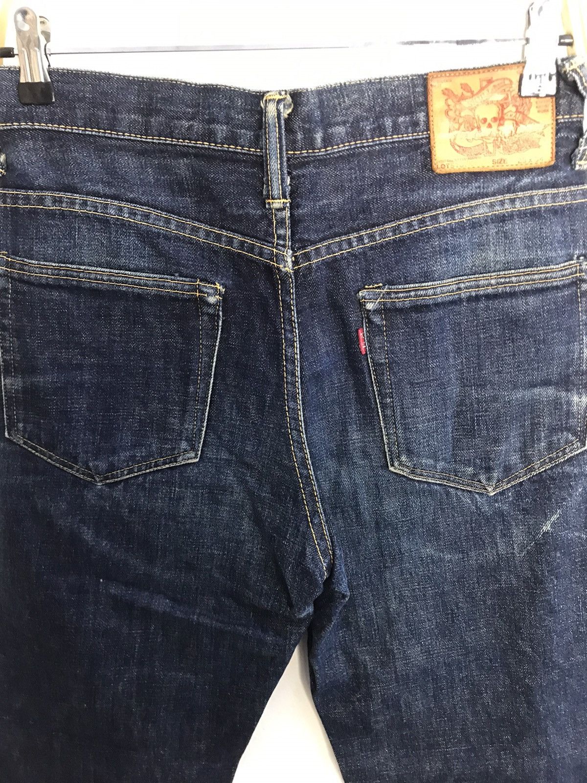 Skull Jeans by an Alchemist Unisex Skull Jeans Alchemist Indigo Denim Pants Size 28" / US 6 / IT 42 - 2 Thumbnail
