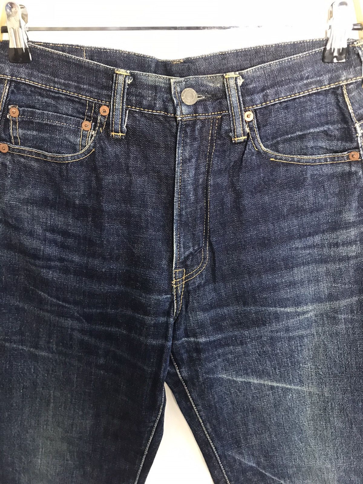 Skull Jeans by an Alchemist Unisex Skull Jeans Alchemist Indigo Denim Pants Size 28" / US 6 / IT 42 - 4 Thumbnail