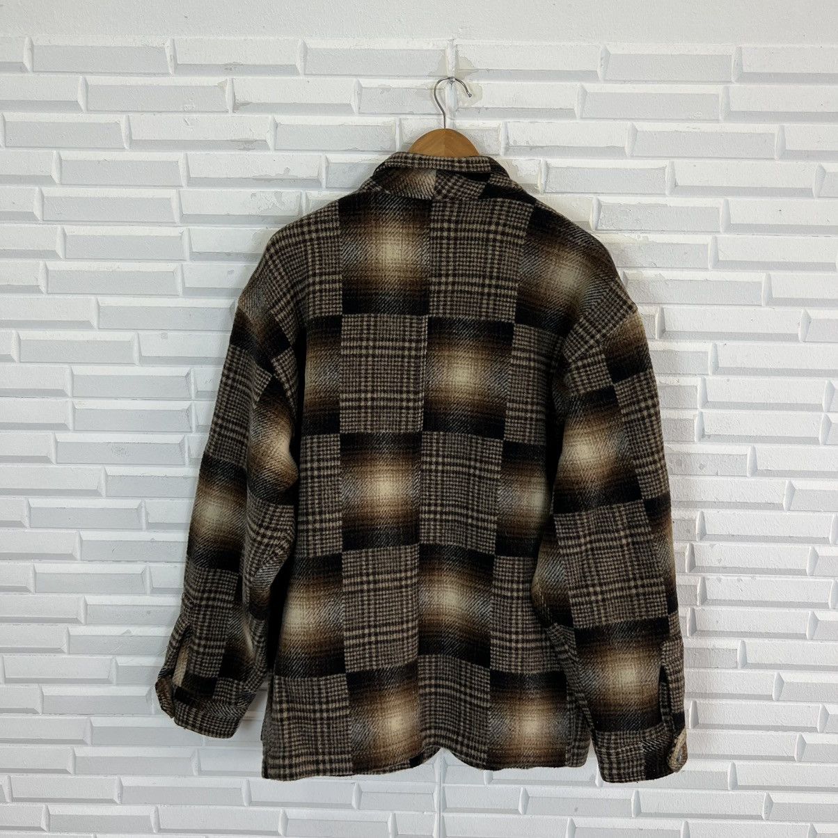 Japanese Brand VINTAGE BASSETT WALKER WOOL TARTAN DESIGN JACKET Size US M / EU 48-50 / 2 - 10 Thumbnail